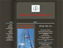 Tablet Screenshot of abovealltowerclimbing.com